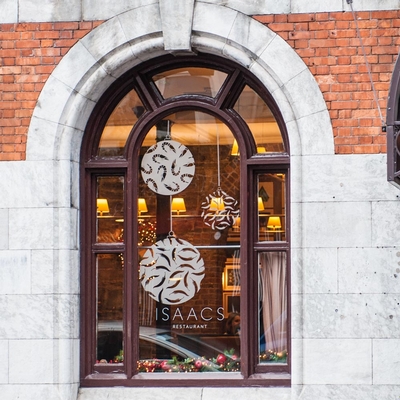 Christmas Window Signage